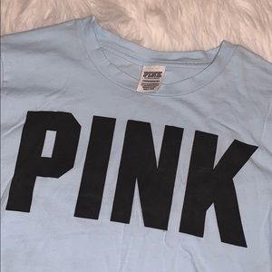 Pink crop top short sleeve